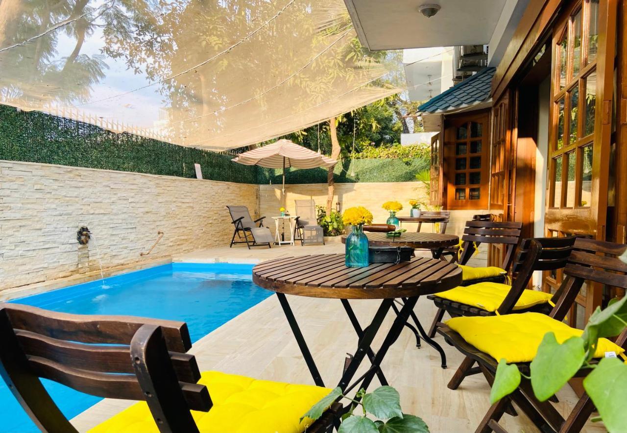Roshani Pool Villa Gurgaon - 7Br #Privatepool #Villa #Bungalow #Garden #Staycation Ngoại thất bức ảnh
