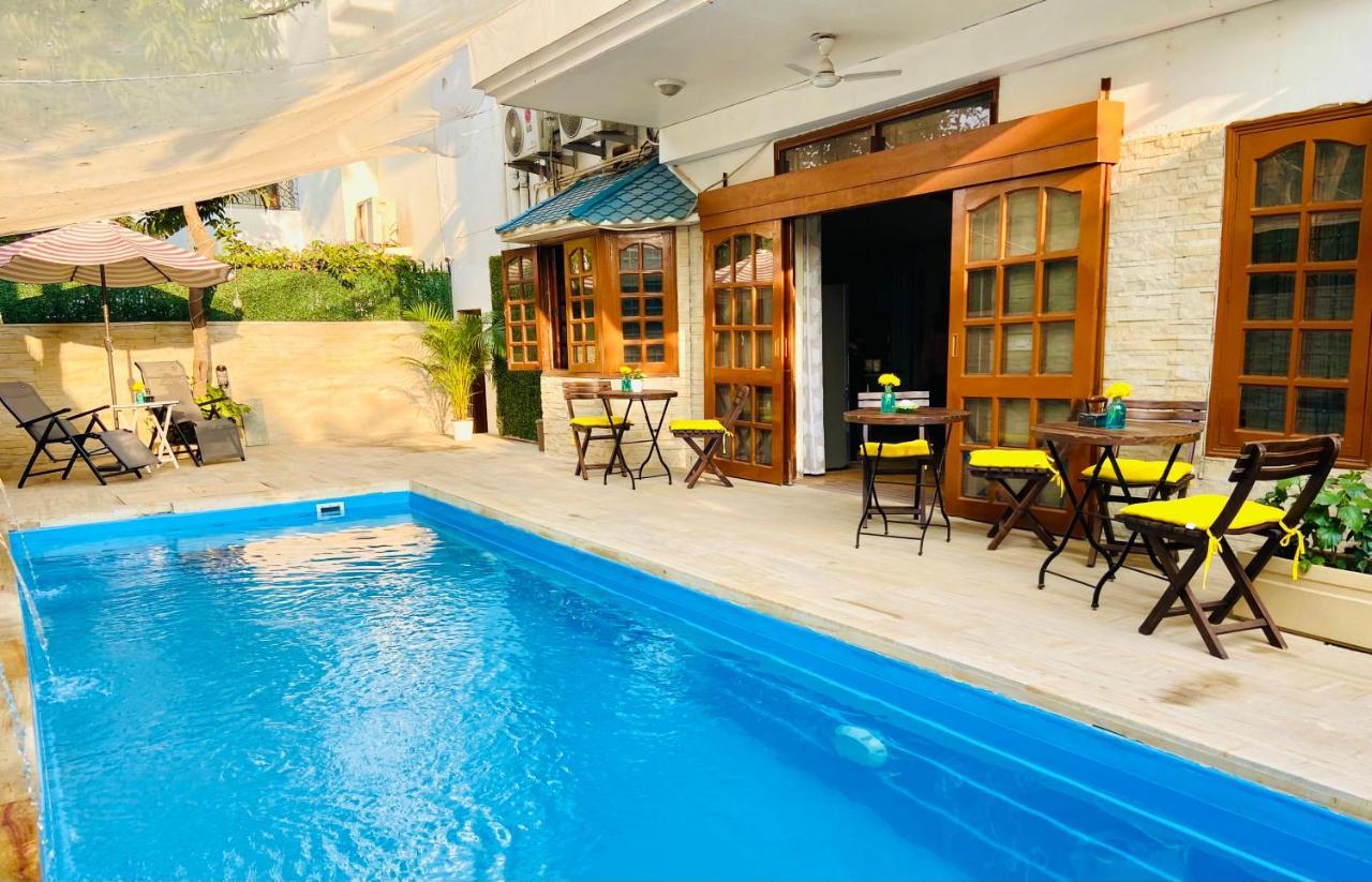 Roshani Pool Villa Gurgaon - 7Br #Privatepool #Villa #Bungalow #Garden #Staycation Ngoại thất bức ảnh